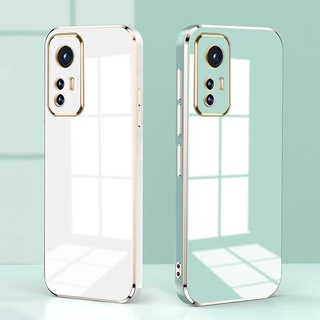 เคสโทรศัพท์เคลือบด้วยไฟฟ้า Xiaomi Mi 12 12s 11 Pro Lite 10s 9 4G 5G 2023
