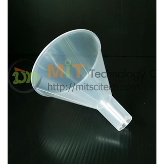 210.303 กรวยกรองสำหรับผงหรือเม็ด Powder Funnel PP OD70 Powder Funnel PP OD107 Powder Funnel PP OD153 ยี่ห้อ GLASSCO