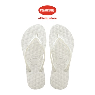 Havaianas รองเท้าแตะ แบบบาง สีขาว สําหรับผู้หญิง