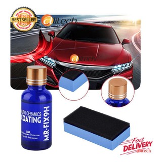 Alitech MR FIX เคลือบแก้วแท้ ความกระด้าง 9H แข็งเป็นผลึกแก้วใส 100% รุ่น PURE AUTO CERAMICS COATING More Better than WAX