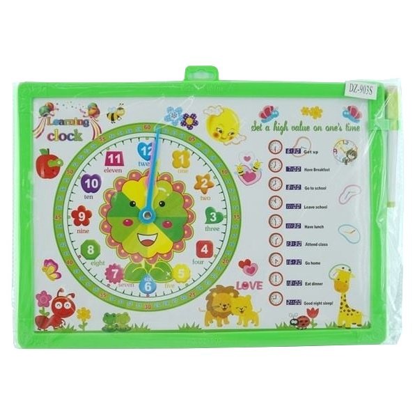 fujitoys.shop DZ-903S ของเล่นเด็กกระดานพร้อมนาฬิกา ชิ้นละ