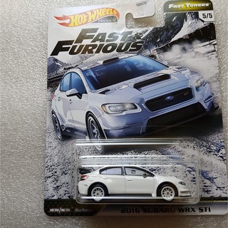 hotwheels Fast&amp;Furious 2016 Subaru WRX STI  ล้อยาง