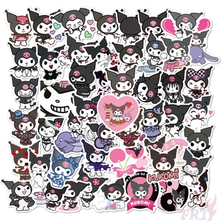 ❉ Kuromi - Series 02 Sanrio Cartoon Character สติ๊กเกอร์ ❉ 50Pcs/Set DIY Fashion Mixed Doodle Decals สติ๊กเกอร์