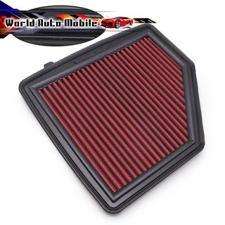 กรองอากาศ ผ้า สีแดง Air Filter Hurricane Honda  HR-V Hatchback Vezel ปี2015 - 2019