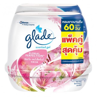 เกลดเซ็นท์เต็ด เจลปรับอากาศ กลิ่นฟลอรัลเพอร์เฟ็คชั่นส์ ขนาด 180 กรัม แพ็คคู่