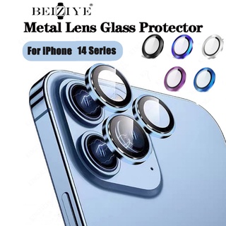 beiziye ฝาครอบเลนส์กล้อง โลหะ สําหรับ iPhone 14 14 plus 14pro 14 pro max ฟิล์มหลัง กระจกกล้อง กล้องหลัง ฟิล์ม เลนส์กล้อง