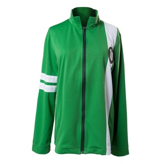 พร้อมส่ง Ben 10 Alien Force Ultimate Omnitrix เสื้อแจ็กเก็ตคอสเพลย์ สีเขียว สําหรับเด็ก