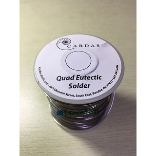 ตะกั่วเงิน Cardas Quad Eutectic Solder แท้ Silver, Copper, Tin &amp; Lead ตะกั่วบีคกรี