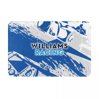 Williams Racing (3) พรมเช็ดเท้า ผ้าสักหลาด กันลื่น ดูดซับน้ํา แห้งเร็ว สําหรับห้องน้ํา 16x24 นิ้ว พร้อมส่ง