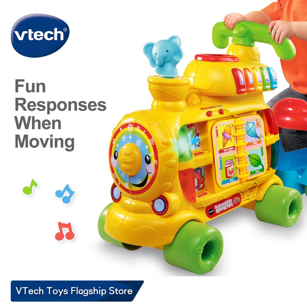 VTech Push Ride Alphabet Train Ride-on Toys Multifunctional Kids Toys ...