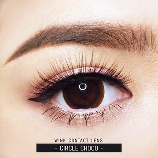 ค่าสายตา -5.50 ถึง -10.00 คอนแทคเลนส์ Wink Lens Circle(Black,Choco)