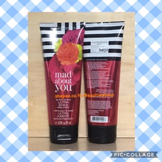 Bath And Body Works MAD ABOUT YOU Ultra Shea Body Cream ขนาด 8 oz / 226 g. กลิ่น MAD ABOUT YOU  **กลิ่นหอมเซ็กซี่เล็กๆ