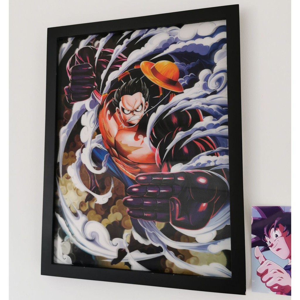 3d Lenticular Printing One Piece Anime Poster 3d Print Wall Stickers One Piece 3d Lenticular Flip Picture Wall Decor Pai ราคาท ด ท ส ด