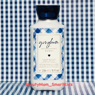 Bath &amp; Body Work Signature Collection "Gingham " Ultra Shea Body Lotion 8 oz / 236 g.โลชั่นหอมสดใส น่ารักและมีเสน่ห์