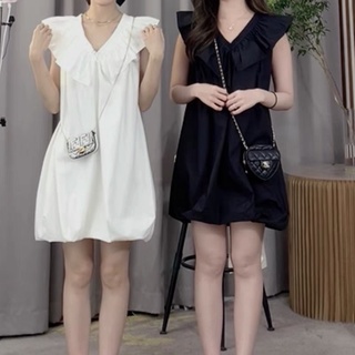 Fashion Nana Shop2022(พร้อมส่ง🚚แถมกางเกงขับในฟรี‼️)เดรสแฟชั่นเกาหลีนำเข้าเนื้อผ้านิ่มใส่สบาย#แฟชั่นกระโปรง👗🌹