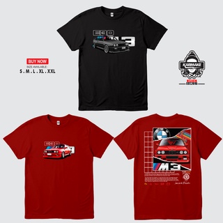 เสื้อยืด พิมพ์ลายรถยนต์ Bmw E30