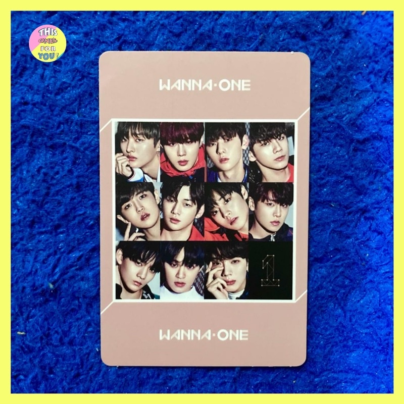 [READY] WANNAONE W1 WANNA ONE กลุ่มอย่างเป็นทางการ PHOTOCARD PC UNDIVIDED JIHOON SEONGWU DANIEL MINH