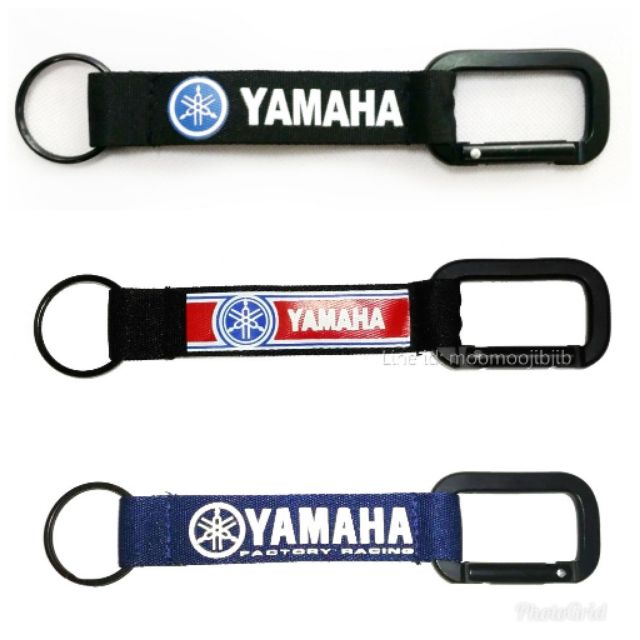 พวงกุญแจ​ผ้า สายยาว ตะขอเกี่ยว Yamaha