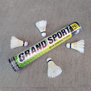 ลูกแบดมินตัน ลูกขนไก่ Grand sport แกรนด์สปอร์ต 12 ลูก รุ่น 372940