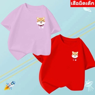 *K-2217-SHORT*เสื้อยืดเด็ก  เสื้อแขนสั้นเด็กลายการ์ตูน  / 3 สี