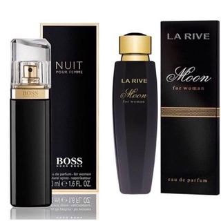 La Rive น้ำหอม EDP เยอรมันแท้ กลิ่น Moon for woman75ml คู่แฝด  Hugo boss Nuit