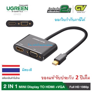 UGREEN Mini Display TO HD+VGA 20421 20422 -รับประกัน 2ปี