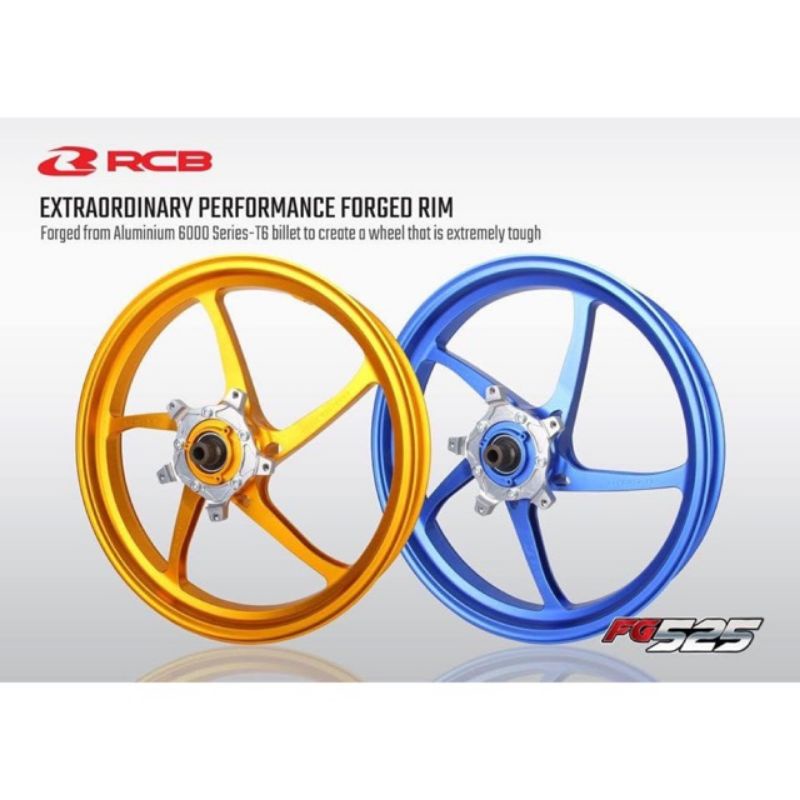 Racing Boy ขอบปลอมแปลง Yamaha R25 FG525 MT25 Rim Limited Gold Black Blue