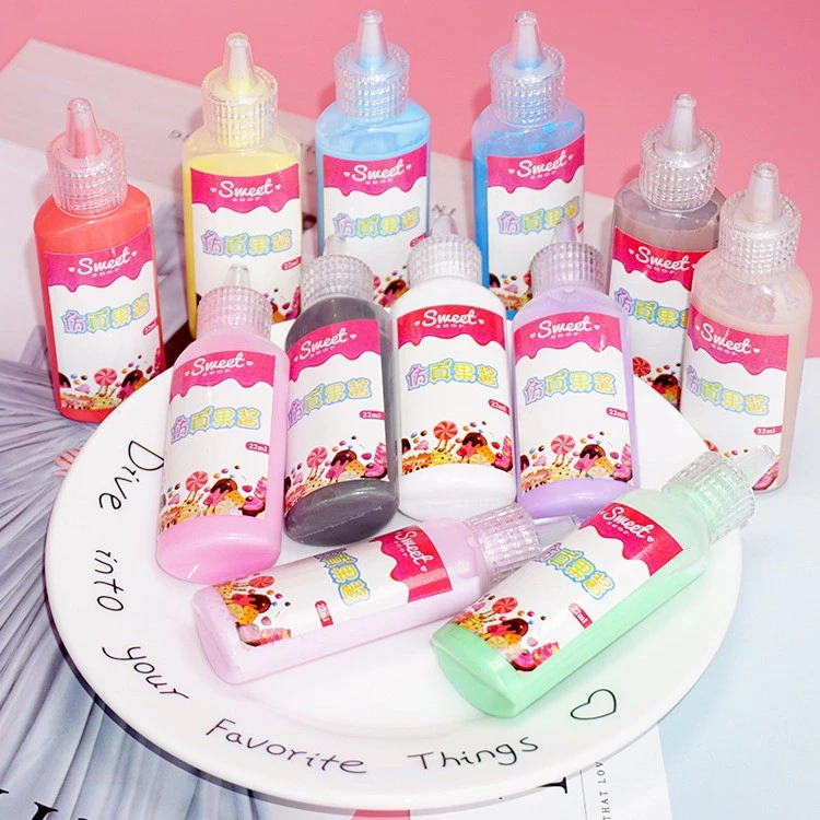ซอสปลอม กาวสีแต่งโทรศัพท์ Sweet อุปกรณ์สำหรับตกแต่ง เคสมือถือ งานDIY มากกว่า 10สี 22ml