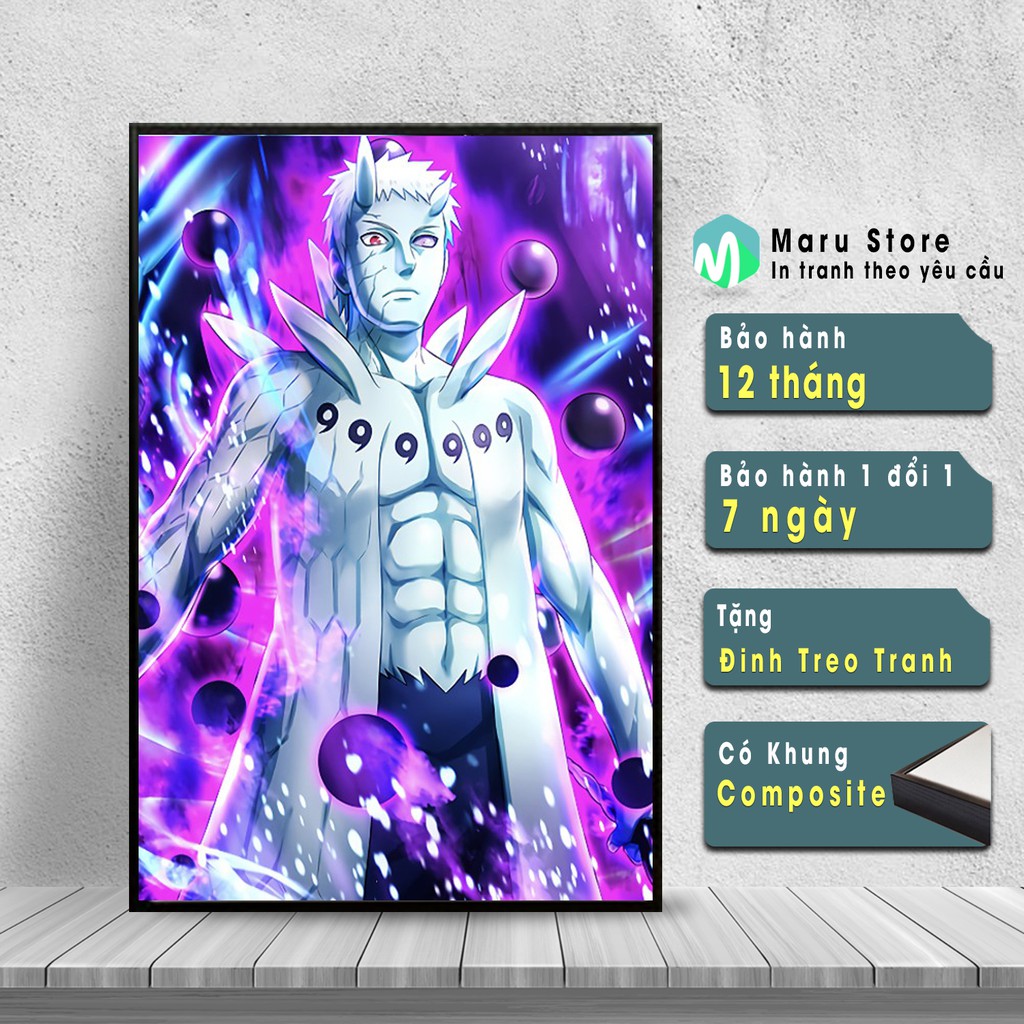 Naruto Obito Character Canvas Wall Painting
