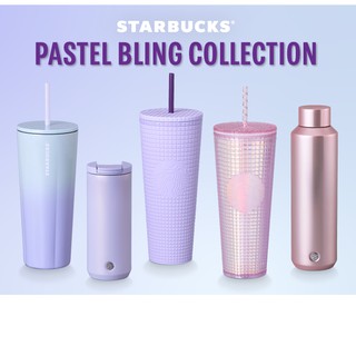 ⭐️Starbucks Pastel Bling Collection⭐️Starbucks Bling Cold Cup 2021⭐️สตาร์บัคส์พาสเทลคอลเลคชั่น