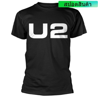 เสื้อยืด พิมพ์ลายโลโก้ U2 สีขาว สําหรับผู้ชาย