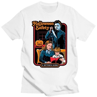 [S-5XL]เสื้อยืด พิมพ์ลาย Micheal Myers เพื่อความปลอดภัย สําหรับผู้ชาย