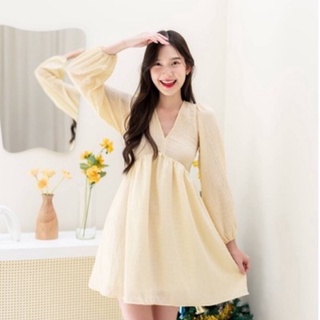 NEW✨ LUNA CUTE DRESS สีพื้นเกาหลีมากก🧁