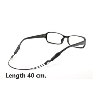 #สายคล้องแว่นตา ปรับได้สุด 40cm. Eyeglass Cord Glasses Adjustable Holder String String Rope Band Anti Slip Eyewear Cord