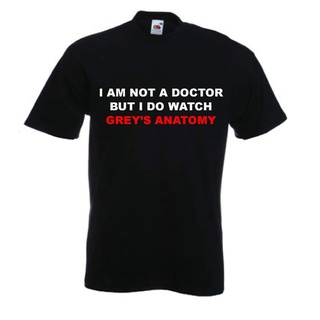 [100% Cotton] เสื้อยืดผ้าฝ้าย 100% พิมพ์ลาย anatomy is not a Doctor คุณภาพสูง กันลื่น สําหรับผู้ชาย