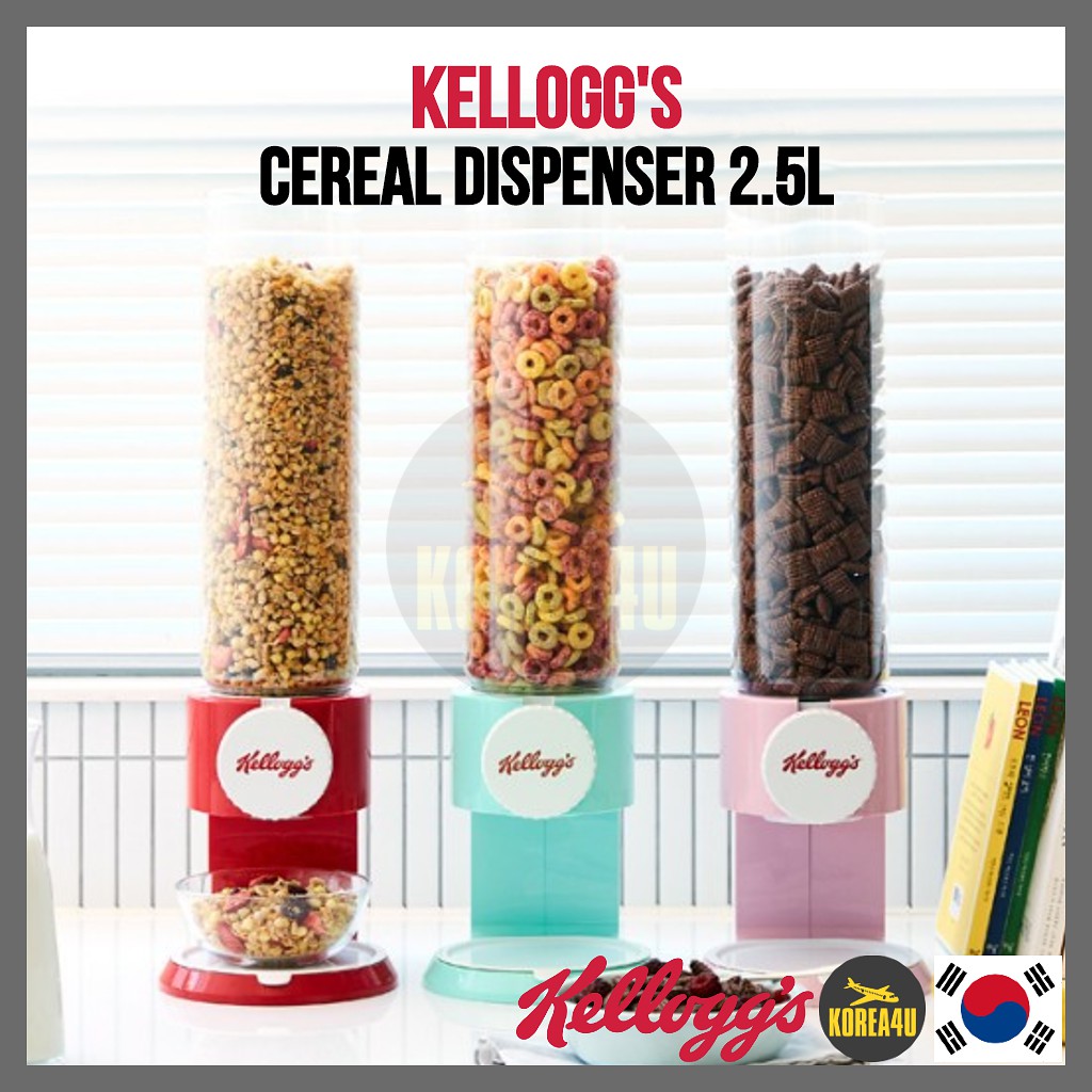 [Kellogg's] Cereal Dispenser Dry Food Container 2.5L vEeZ Shopee Thailand
