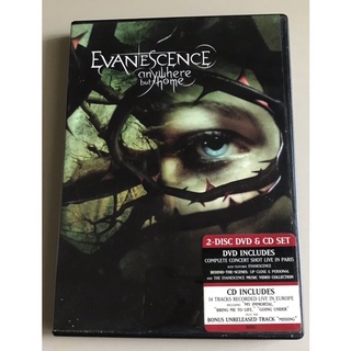 ดีวีดี+ซีดีคอนเสิร์ต ลิขสิทธิ์ มือ 2 สภาพดี...399 บาท “Evanescence” คอนเสิร์ต "Anywhere but Home” (DVD+CD)