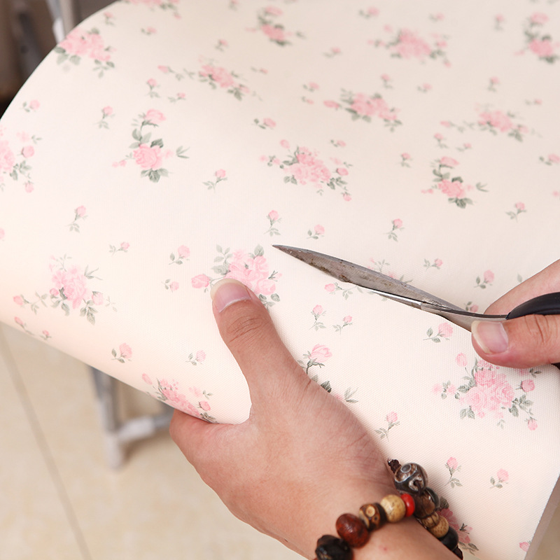 ผ้าปูโต๊ะกันน้ํากันความชื้นลายดอกไม้ 3 ม . / ม้วน