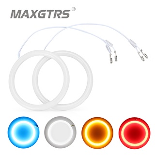 Maxgtrs ไฟตัดหมอก Led DRL 80 มม. 85 มม. 90 มม. 94 มม. 100 มม. 3528 สําหรับรถยนต์ รถจักรยานยนต์ 2 ชิ้น