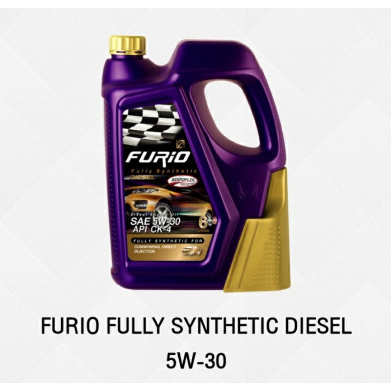 บางจาก FURIO FULLY SYNTHETIC DIESEL 5W-30 (ขนาด 6+1 ลิตร)