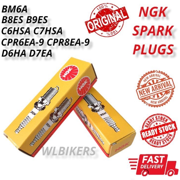 NGK SPARK PLUGS PLUGS C6HSA C7HSA CR8E CPR6EA CPR8EA BP7HS BM6A B8ES B9ES D6HA D7EA MR9C EX5 RXZ LC1