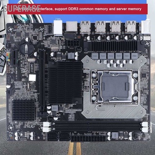 Superage X58 เมนบอร์ด 2 DDR3 LGA 1366 Pins Gaming รองรับหน่วยความจำ ECC USB2.0 พอร์ต SATA PCB สำหรับเดสก์ท็อป