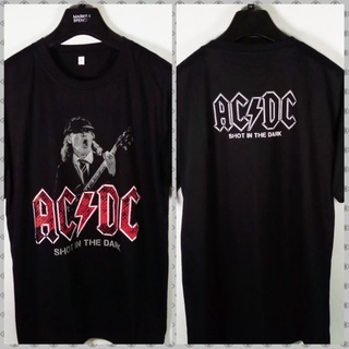 ย้อนยุคเสื้อยืด Acdc Shot In The Dark Metal Band สําหรับผู้ชายS-5XL