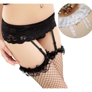 🚒พร้อมส่ง👉🏻2ชิ้น/เซ็ต)ถุงน่องตาข่าย พร้อมสายเกี่ยวถุงน่อง​ #Garter2PCS