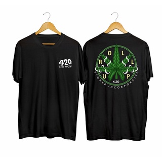 ใหม่ เสื้อยืดลําลอง แขนสั้น พิมพ์ลาย T Hayu -@ / Distro Koas / 420 Rasta / Still High Full Cotoon 30s สําหรับผู้ชายS-5XL