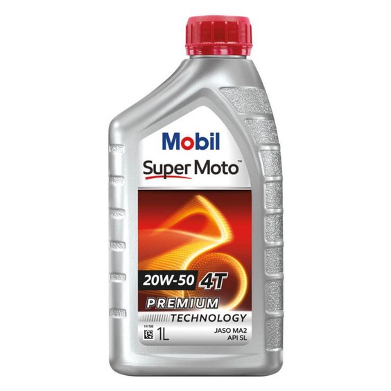 [HCM]Mobil Super 4T 20W50 1L น้ํามันเกียร์ระดับพรีเมียม ช่วยปกป้องการมองเห็นและปรับปรุงสมรรถภาพเครื่