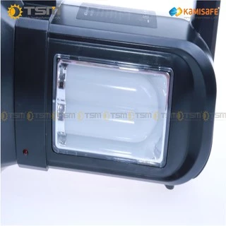 ไฟฉายขนาดใหญ่ LED 10W ชาร์จไฟบ้านได้ ไฟหน้า+ไฟข้าง ไฟฉาย ไฟฉายเดินป่า รุ่น KM-2672 ไฟฉายแรงสูง