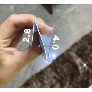 รางสอดป้ายราคา ตัว N สีขาว สีใส ป้ายหน้าชั้นวางสินค้าขนาด 90 100 120 cm.