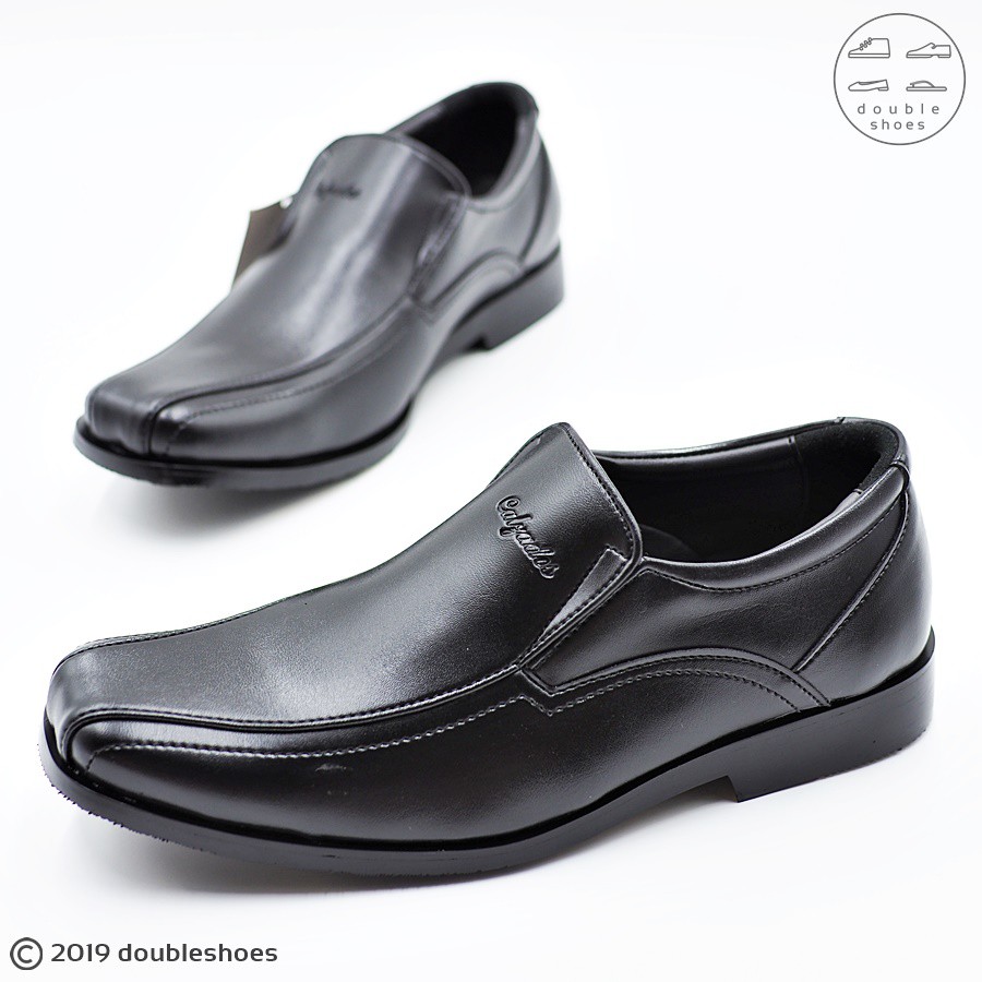 รองเท้าคัทชูชาย หนังพรีเมี่ยม พื้นสปองซ์นุ่มมาก Calzados รุ่น MN512-3 ไซส์ 38-48