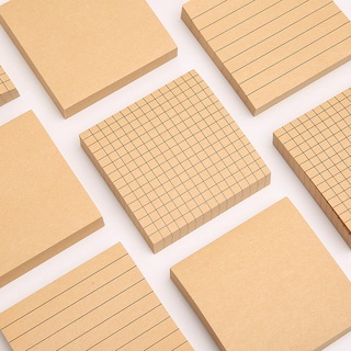 กระดาษคราฟท์เปล่า Memo Pads Notepad กระดาษโน๊ตเปล่า